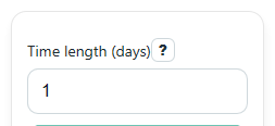 Example inputs for Days to Hours Converter