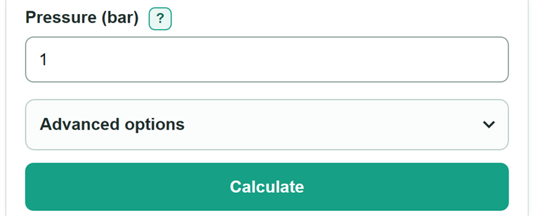Example inputs for Bar to kPa Converter